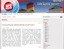 Tablet Screenshot of npd-aschaffenburg.de